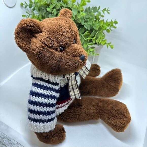 Ty Classic Collection “Molasses” the Teddy With Star Sweater 13”Plush - Picture 12 of 12